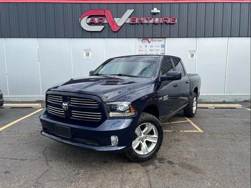 Blue 2017 RAM 1500 Sport