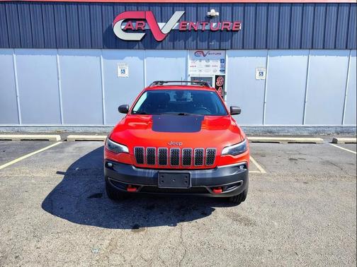 Red 2019 Jeep Cherokee Trailhawk