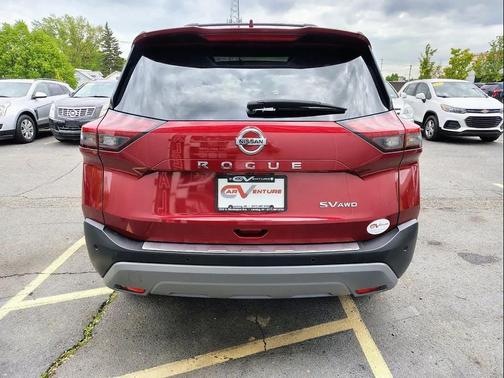 Scarlet Ember Tintcoat 2021 Nissan Rogue SV