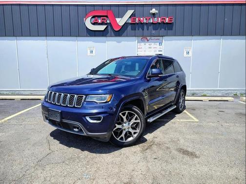 True Blue Pearl 2018 Jeep Grand Cherokee Sterling Edition