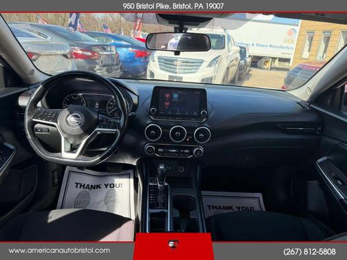 White 2020 Nissan Sentra SR