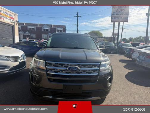 Gray 2018 Ford Explorer XLT