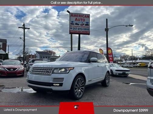 2016 Land Rover Range Rover 5.0L Supercharged