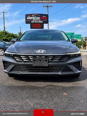 Gray 2024 Hyundai ELANTRA HEV Blue