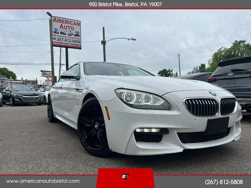 White 2015 BMW 640 i xDrive