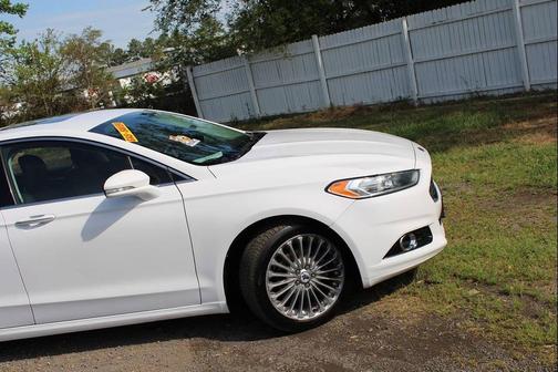 Oxford White 2014 Ford Fusion Titanium