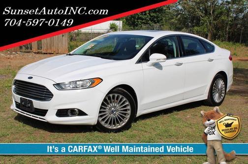 Oxford White 2014 Ford Fusion Titanium