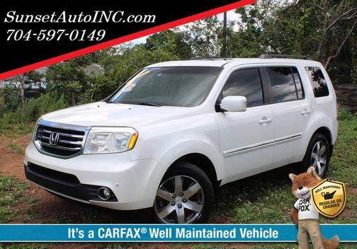 White Diamond Pearl 2012 Honda Pilot Touring