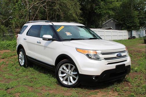 White Platinum Metallic Tri-Coat 2013 Ford Explorer Limited