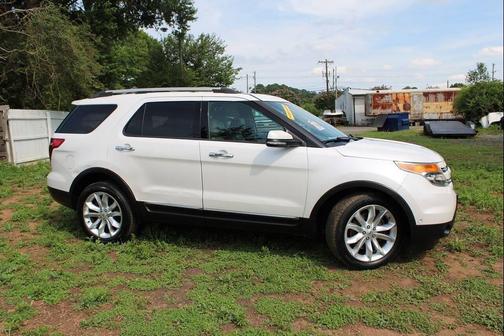 White Platinum Metallic Tri-Coat 2013 Ford Explorer Limited