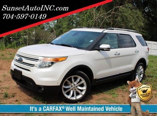 White Platinum Metallic Tri-Coat 2013 Ford Explorer Limited