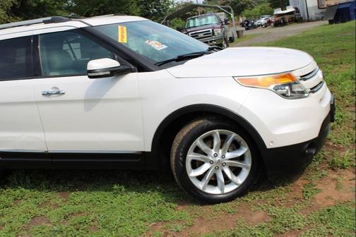 White Platinum Metallic Tri-Coat 2013 Ford Explorer Limited