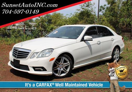 Arctic White 2010 Mercedes-Benz E-Class 4MATIC