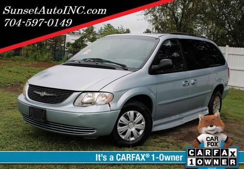 Sterling Blue Satin Glow 2001 Chrysler Town & Country LX