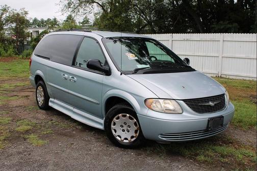 Sterling Blue Satin Glow 2001 Chrysler Town & Country LX