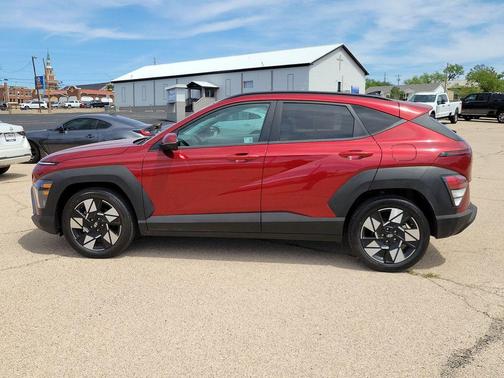 Ultimate Red Metallic 2025 Hyundai KONA SEL