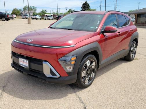 Ultimate Red Metallic 2025 Hyundai KONA SEL