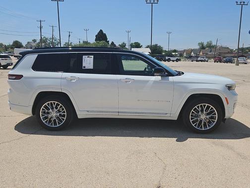 Bright White Clearcoat 2025 Jeep Grand Cherokee L Summit