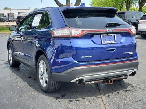 Deep Impact Blue Metallic 2015 Ford Edge Titanium