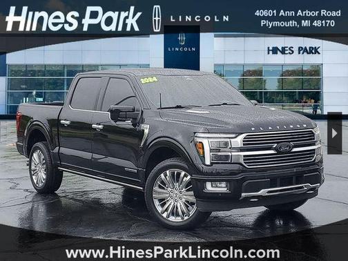 Agate Black Metallic 2024 Ford F-150 Platinum
