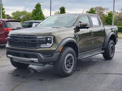 Shelter Green Metallic 2025 Ford Ranger Raptor