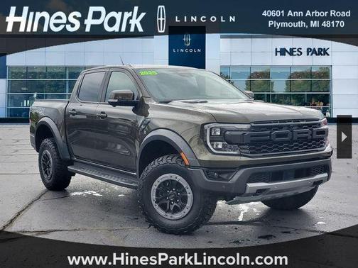 Shelter Green Metallic 2025 Ford Ranger Raptor