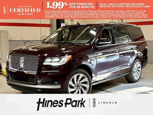 Diamond Red Metallic Tinted Clearcoat 2024 Lincoln Navigator Reserve