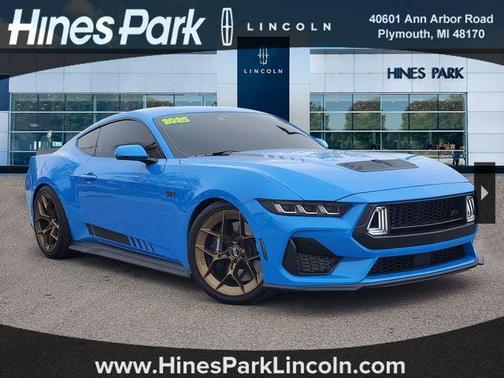 Grabber Blue Metallic 2025 Ford Mustang GT Premium