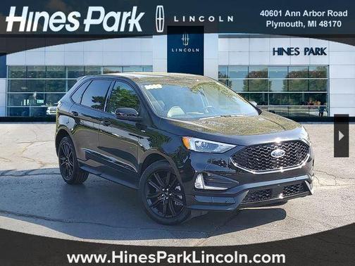 Agate Black Metallic 2023 Ford Edge ST Line