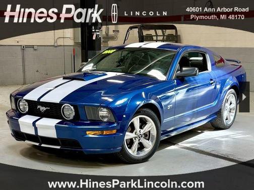 Blue 2007 Ford Mustang GT