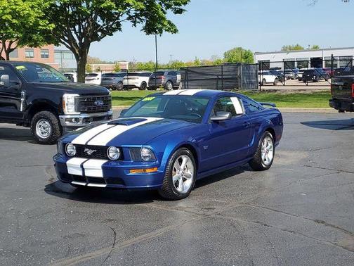 Blue 2007 Ford Mustang GT