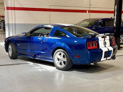 Blue 2007 Ford Mustang GT