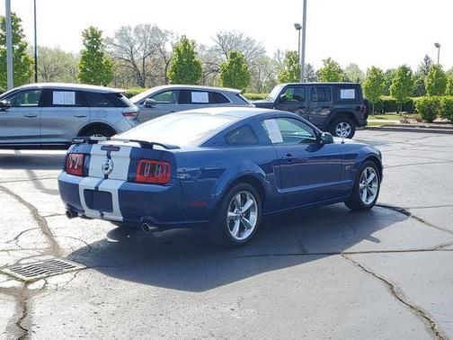 Blue 2007 Ford Mustang GT