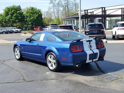 Blue 2007 Ford Mustang GT