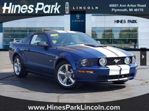Blue 2007 Ford Mustang GT