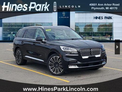 Infinite Black Metallic Clearcoat 2023 Lincoln Aviator Black Label AWD