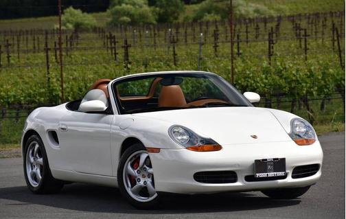 Biarritz White 2001 Porsche Boxster S
