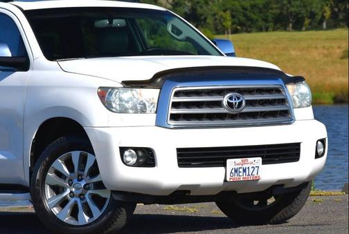 Super White 2010 Toyota Sequoia Limited