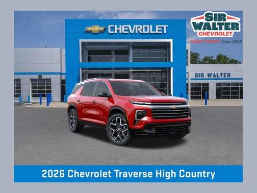 Radiant Red 2026 Chevrolet Traverse High Country