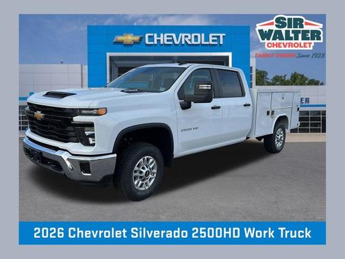 Summit White 2026 Chevrolet Silverado 2500 WT