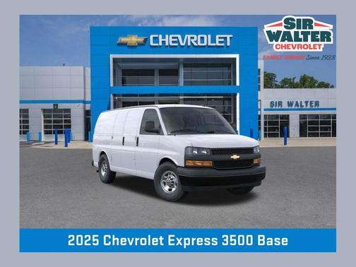 Summit White 2025 Chevrolet Express 3500 Work Van