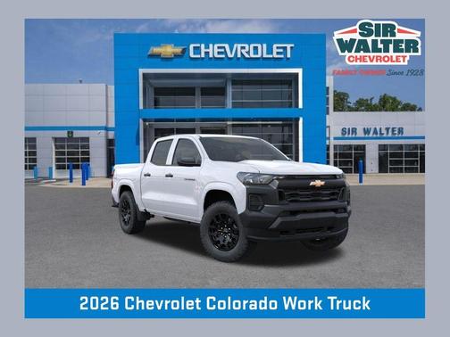 Summit White 2026 Chevrolet Colorado WT
