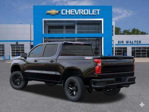 Black 2026 Chevrolet Silverado 1500 Custom Trail Boss