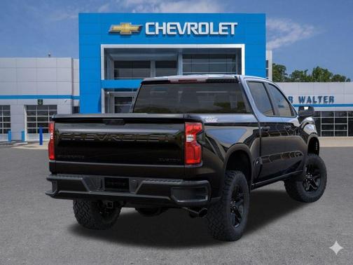 Black 2026 Chevrolet Silverado 1500 Custom Trail Boss