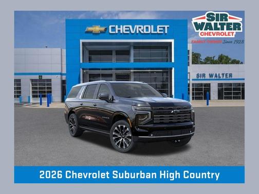 Black 2026 Chevrolet Suburban High Country