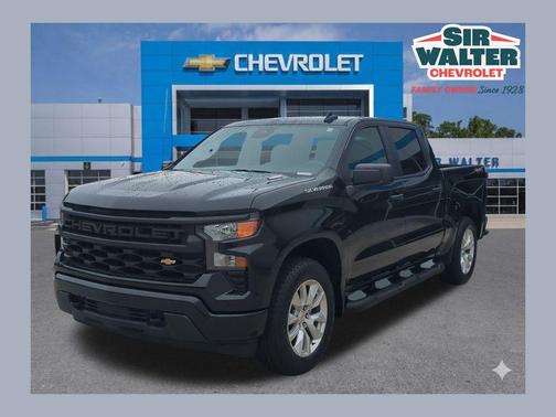 Black 2025 Chevrolet Silverado 1500 Custom