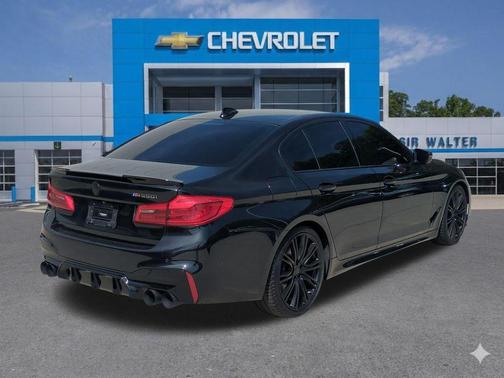 Black Sapphire Metallic 2018 BMW M550 i xDrive