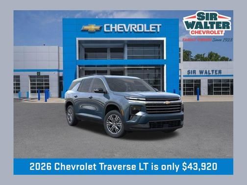 Lakeshore Blue Metallic 2026 Chevrolet Traverse LT