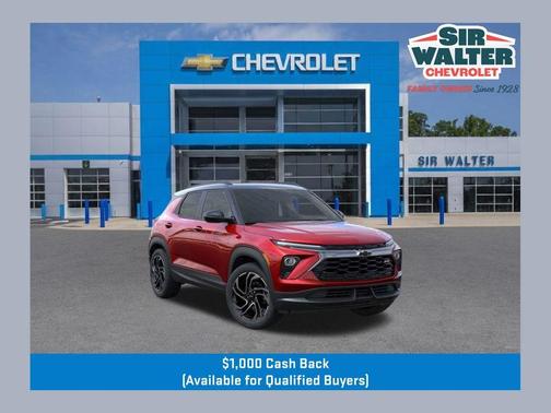 Red 2026 Chevrolet Trailblazer RS