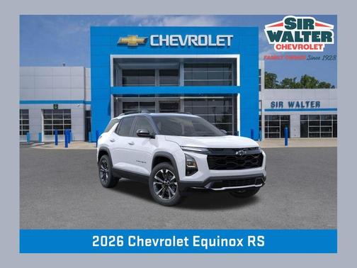 Polar White 2026 Chevrolet Equinox RS